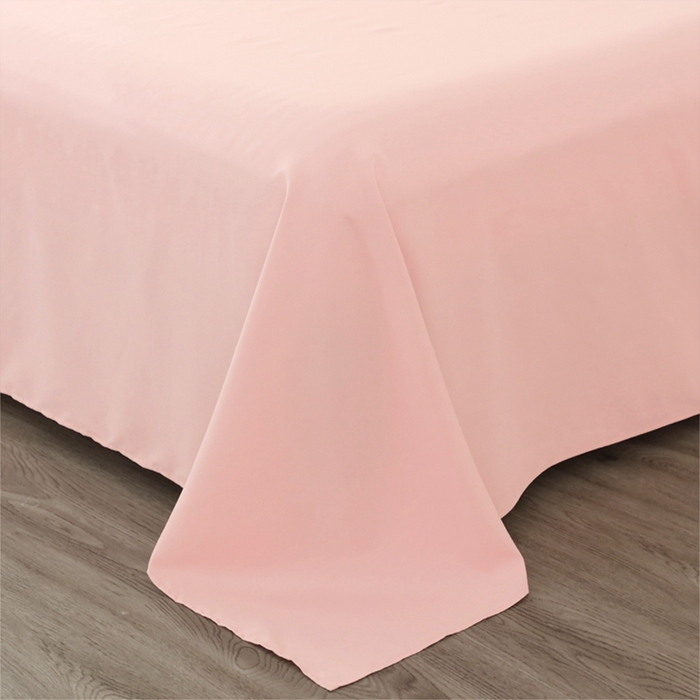 91家纺网 家纺一手货源 找家纺 啊雅家居 2026新款轻奢韩式花边华夫格四件套-无边款 梦幻粉