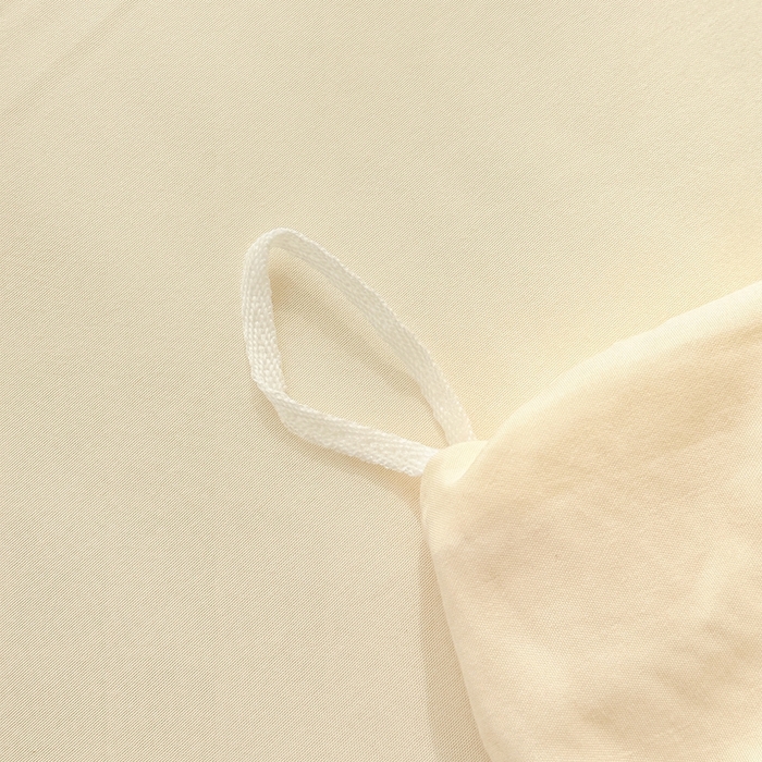 91家纺网 家纺一手货源 找家纺 啊雅家居 2026新款轻奢韩式花边华夫格四件套-无边款 梦幻黄