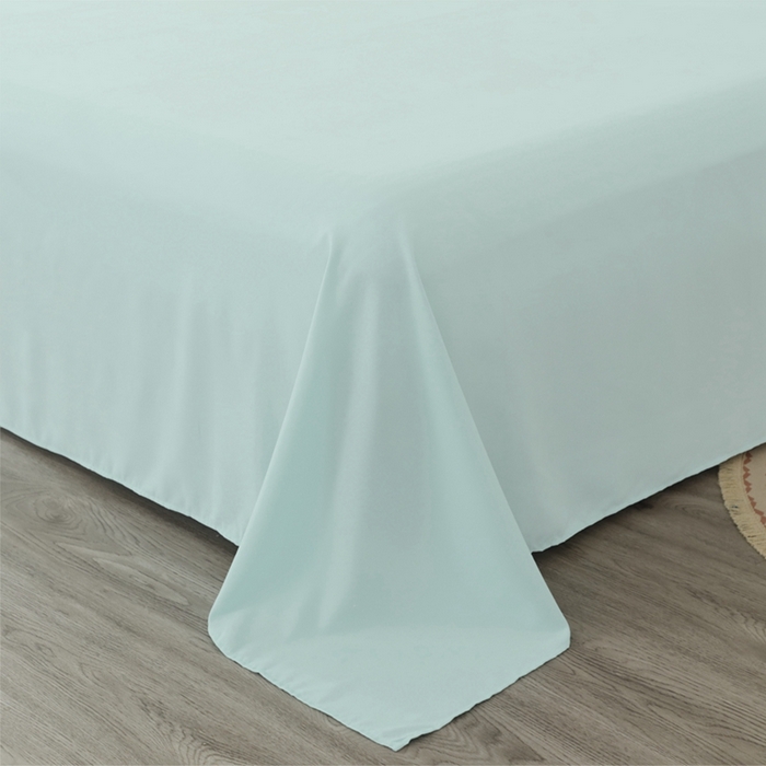 91家纺网 家纺一手货源 找家纺 啊雅家居 2026新款轻奢韩式花边华夫格四件套-无边款 梦幻绿