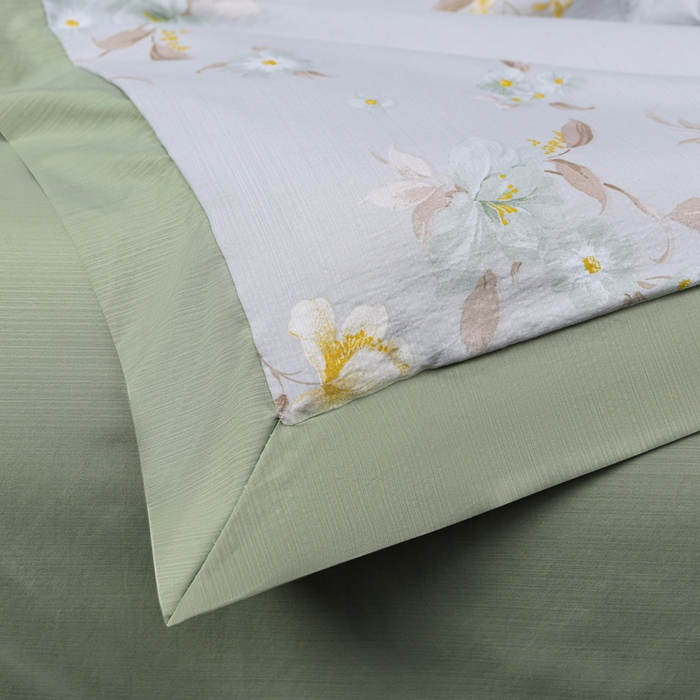 91家纺网 家纺一手货源 找家纺 千嘻汇 2026新款水洗天丝真丝夏被四件套夏凉被空调被 丹青