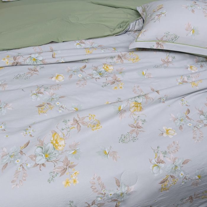 91家纺网 家纺一手货源 找家纺 千嘻汇 2026新款水洗天丝真丝夏被四件套夏凉被空调被 丹青