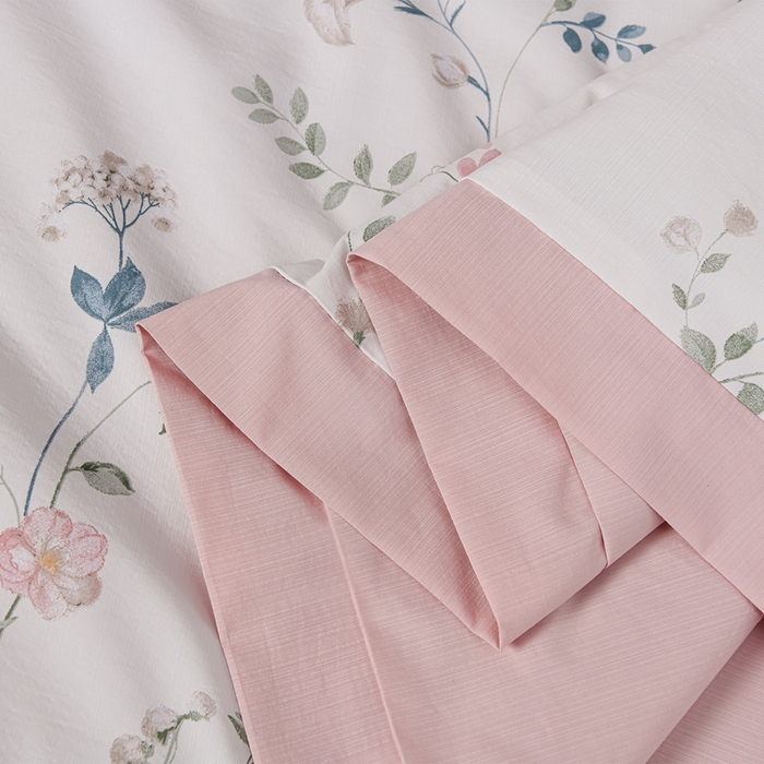 91家纺网 家纺一手货源 找家纺 千嘻汇 2026新款水洗天丝真丝夏被四件套夏凉被空调被 花未央