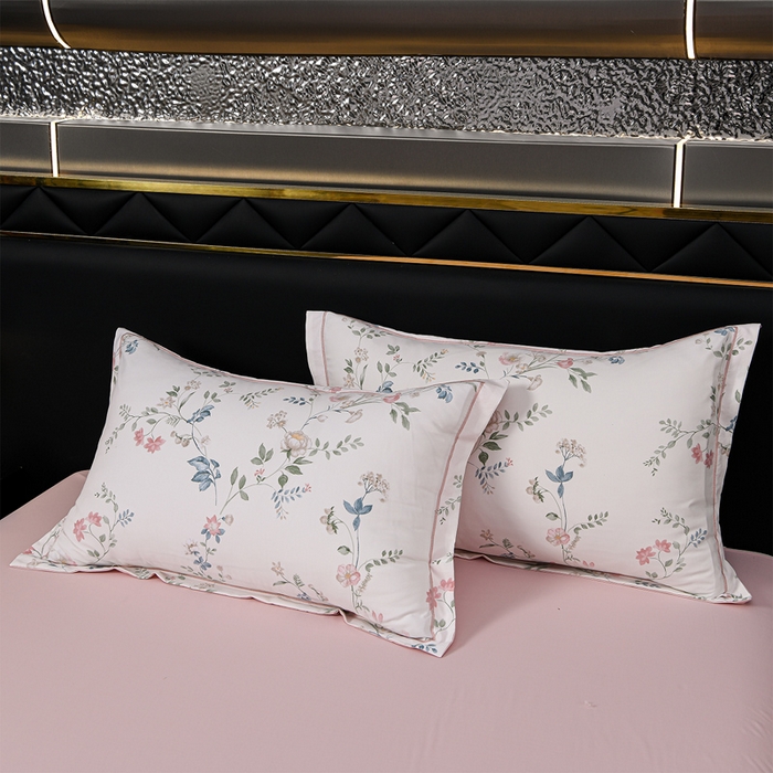 91家纺网 家纺一手货源 找家纺 千嘻汇 2026新款水洗天丝真丝夏被四件套夏凉被空调被 花未央