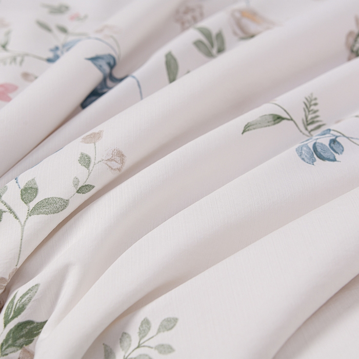 91家纺网 家纺一手货源 找家纺 千嘻汇 2026新款水洗天丝真丝夏被四件套夏凉被空调被 花未央