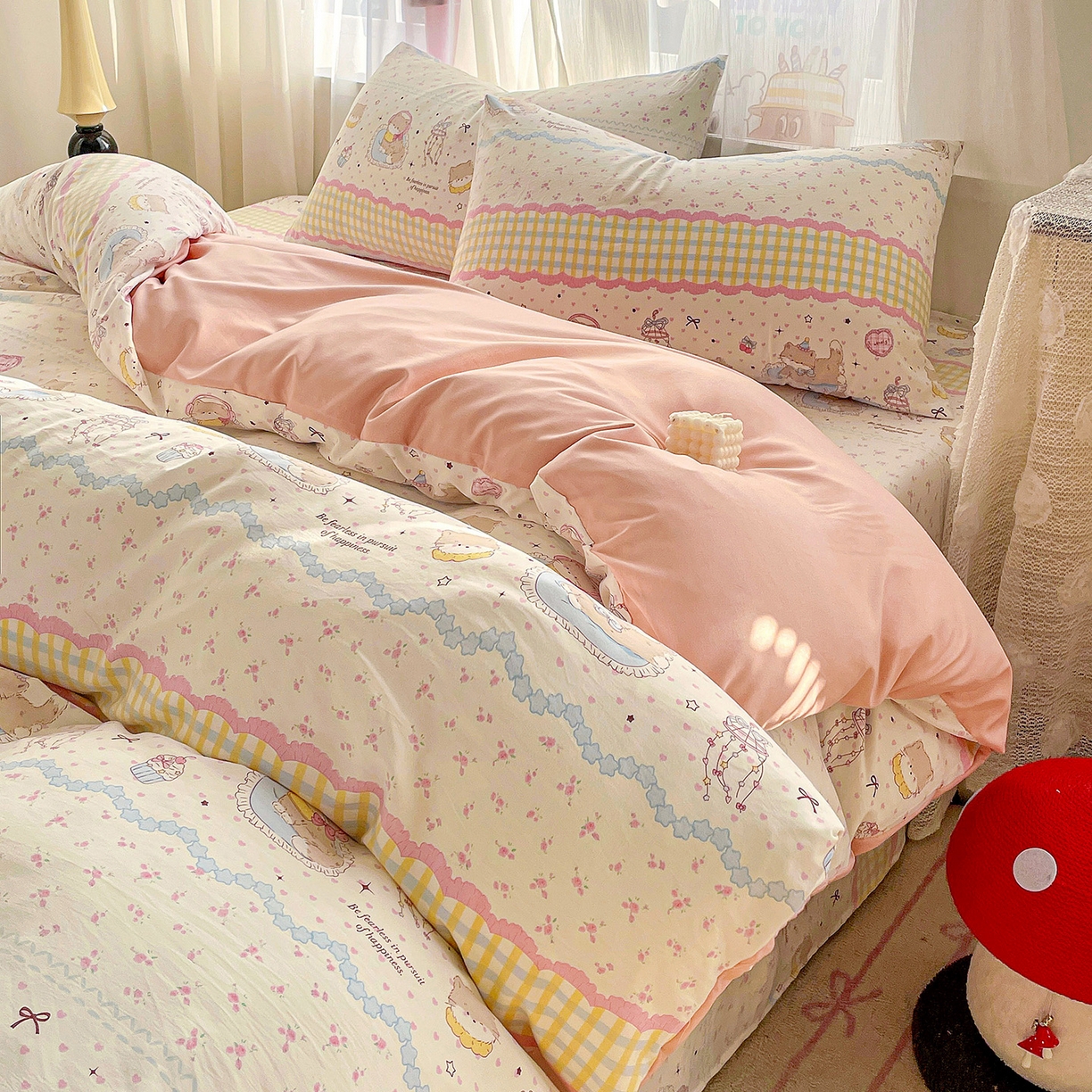 91家纺网 家纺一手货源 找家纺 （总）纽缦家纺 2026春夏新款A类水洗棉四件套