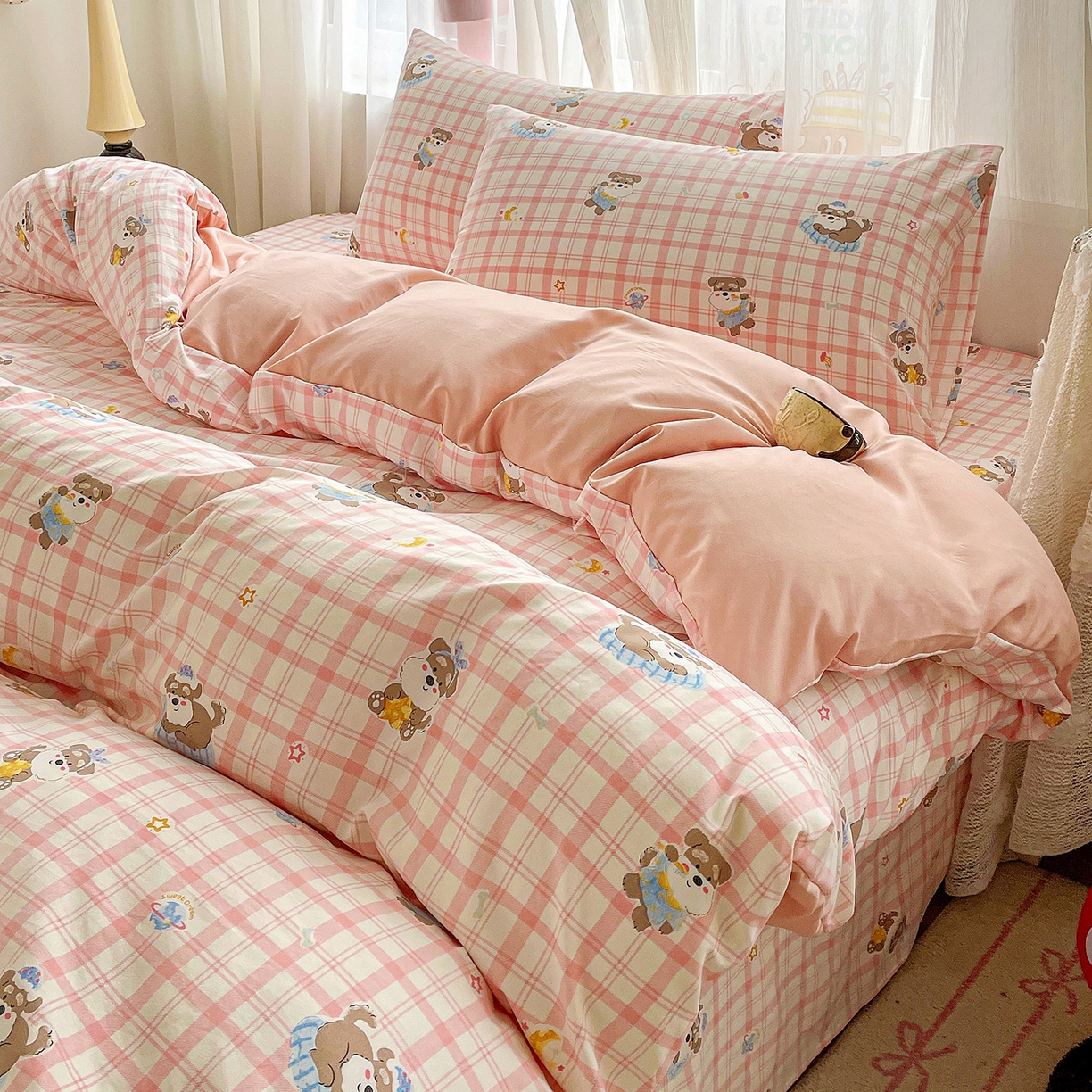 91家纺网 家纺一手货源 找家纺 （总）纽缦家纺 2026春夏新款A类水洗棉四件套