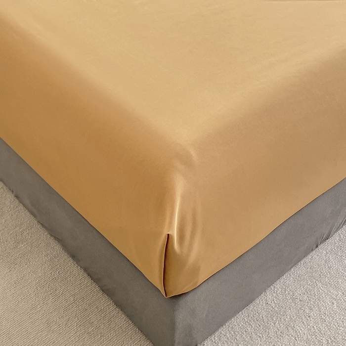 91家纺网 家纺一手货源 找家纺 啊雅家居 2026新款双拼绣花四季款磨毛三件套四件套床单款床笠款 奶黄加奶咖