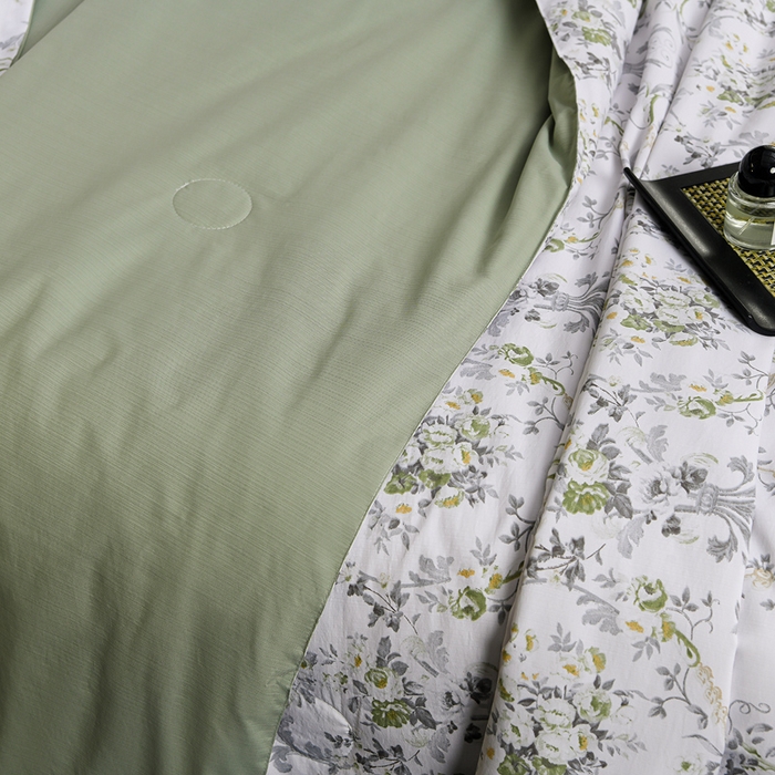 91家纺网 家纺一手货源 找家纺 千嘻汇 2026新款水洗天丝真丝夏被四件套夏凉被空调被 罗漫绿