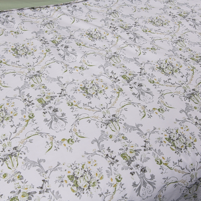 91家纺网 家纺一手货源 找家纺 千嘻汇 2026新款水洗天丝真丝夏被四件套夏凉被空调被 罗漫绿