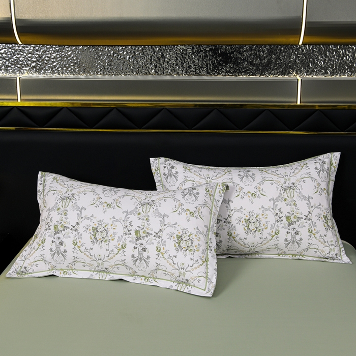 91家纺网 家纺一手货源 找家纺 千嘻汇 2026新款水洗天丝真丝夏被四件套夏凉被空调被 罗漫绿