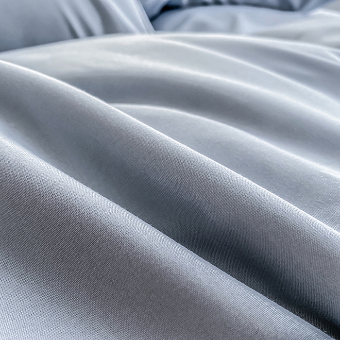 91家纺网 家纺一手货源 找家纺 啊雅家居 2026新款双拼绣花四季款磨毛三件套四件套床单款床笠款 奶兰灰