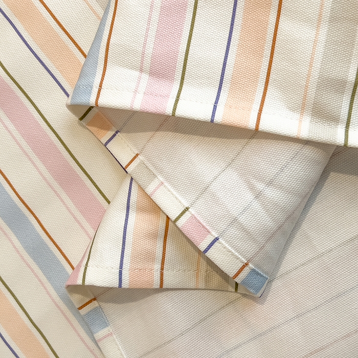 91家纺网 家纺一手货源 找家纺 芃成家纺 2026春夏新款全棉纯棉加厚老粗布单床单床单单件床单三件套 五彩条