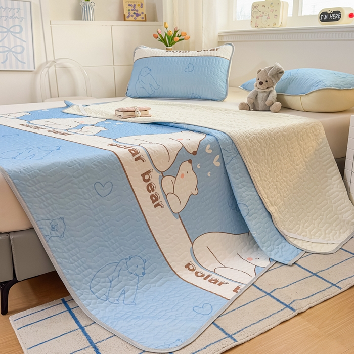 91家纺网 家纺一手货源 找家纺 （总）晚舒庭家纺 2026新款凉感丝乳胶凉席床席三件套