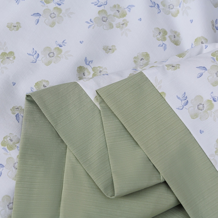 91家纺网 家纺一手货源 找家纺 千嘻汇 2026新款水洗天丝真丝夏被四件套夏凉被空调被 绿罗