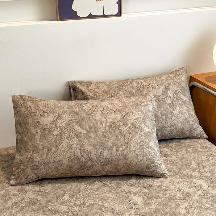 91家纺网 家纺一手货源 找家纺 芃成家纺 2026春夏新款全棉纯棉加厚老粗布单床单床单单件床单三件套 云栖影