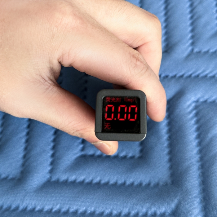 91家纺网 家纺一手货源 找家纺 慕克斯家纺 2026新款防水回字格床笠-慕克斯 蓝灰