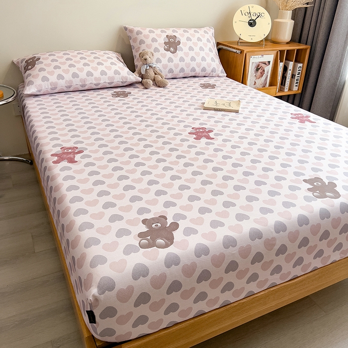 91家纺网 家纺一手货源 找家纺 （总）芃成家纺 2026春夏新款全棉纯棉加厚老粗布单床笠床笠单件床笠三件套