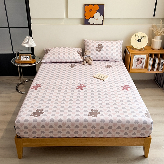 91家纺网 家纺一手货源 找家纺 （总）芃成家纺 2026春夏新款全棉纯棉加厚老粗布单床笠床笠单件床笠三件套