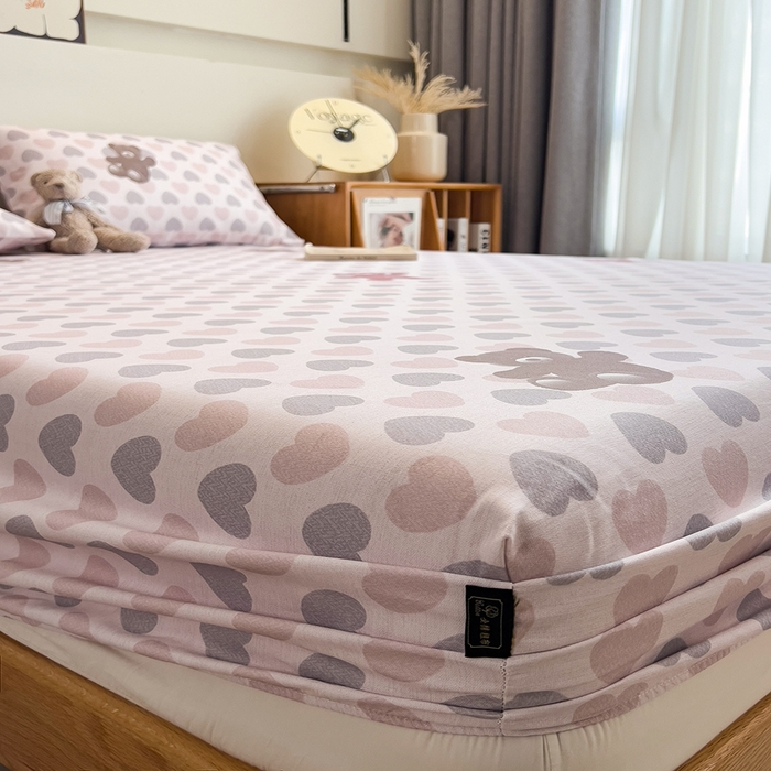 91家纺网 家纺一手货源 找家纺 （总）芃成家纺 2026春夏新款全棉纯棉加厚老粗布单床笠床笠单件床笠三件套