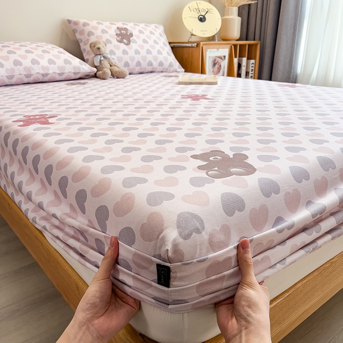 91家纺网 家纺一手货源 找家纺 （总）芃成家纺 2026春夏新款全棉纯棉加厚老粗布单床笠床笠单件床笠三件套