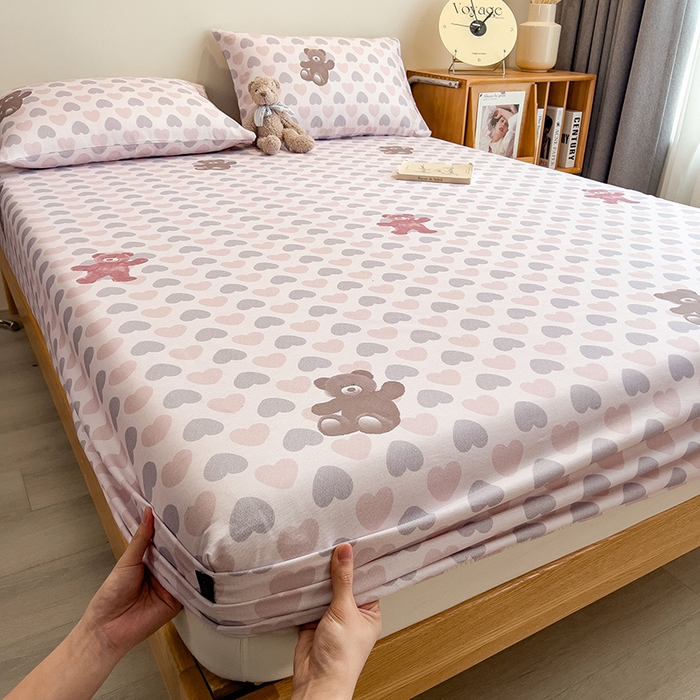 91家纺网 家纺一手货源 找家纺 （总）芃成家纺 2026春夏新款全棉纯棉加厚老粗布单床笠床笠单件床笠三件套