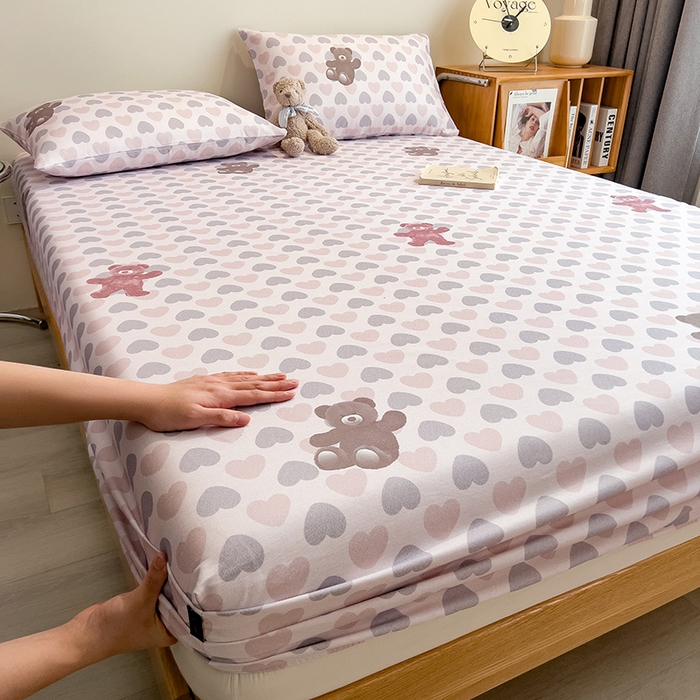 91家纺网 家纺一手货源 找家纺 （总）芃成家纺 2026春夏新款全棉纯棉加厚老粗布单床笠床笠单件床笠三件套