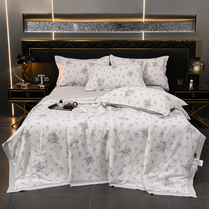 千嘻汇 2026新款水洗天丝真丝夏被四件套夏凉被空调被 南洋假日