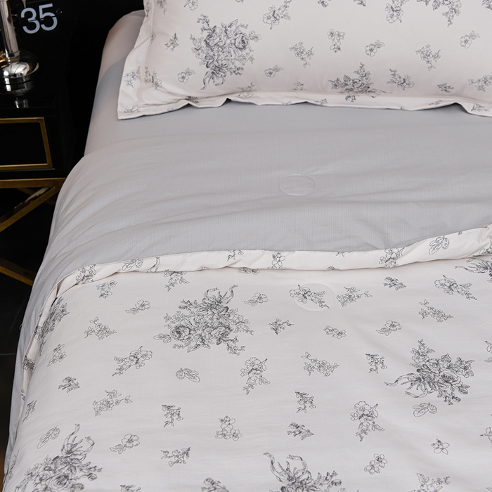 91家纺网 家纺一手货源 找家纺 千嘻汇 2026新款水洗天丝真丝夏被四件套夏凉被空调被 南洋假日