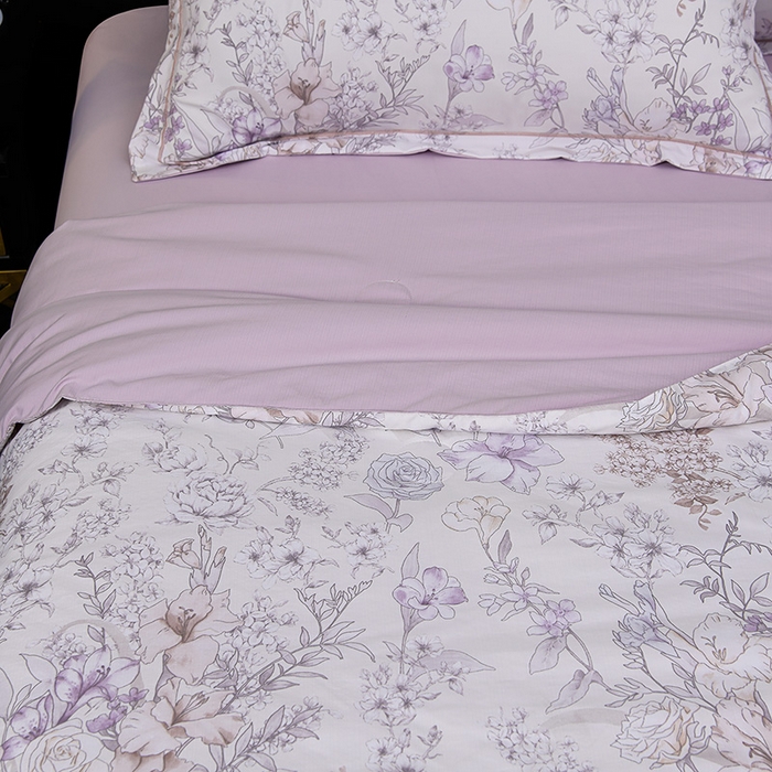 91家纺网 家纺一手货源 找家纺 千嘻汇 2026新款水洗天丝真丝夏被四件套夏凉被空调被 盛夏