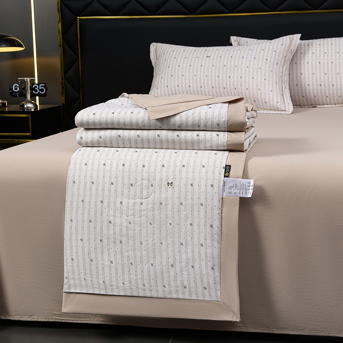 91家纺网 家纺一手货源 找家纺 千嘻汇 2026新款水洗天丝真丝夏被四件套夏凉被空调被 水星