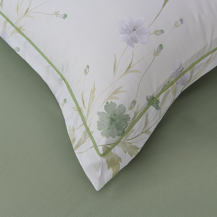 91家纺网 家纺一手货源 找家纺 千嘻汇 2026新款水洗天丝真丝夏被四件套夏凉被空调被 温岚绿