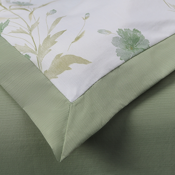 91家纺网 家纺一手货源 找家纺 千嘻汇 2026新款水洗天丝真丝夏被四件套夏凉被空调被 温岚绿