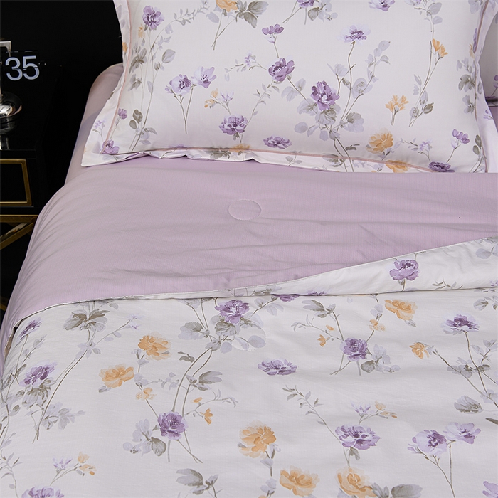 91家纺网 家纺一手货源 找家纺 千嘻汇 2026新款水洗天丝真丝夏被四件套夏凉被空调被 雅枝