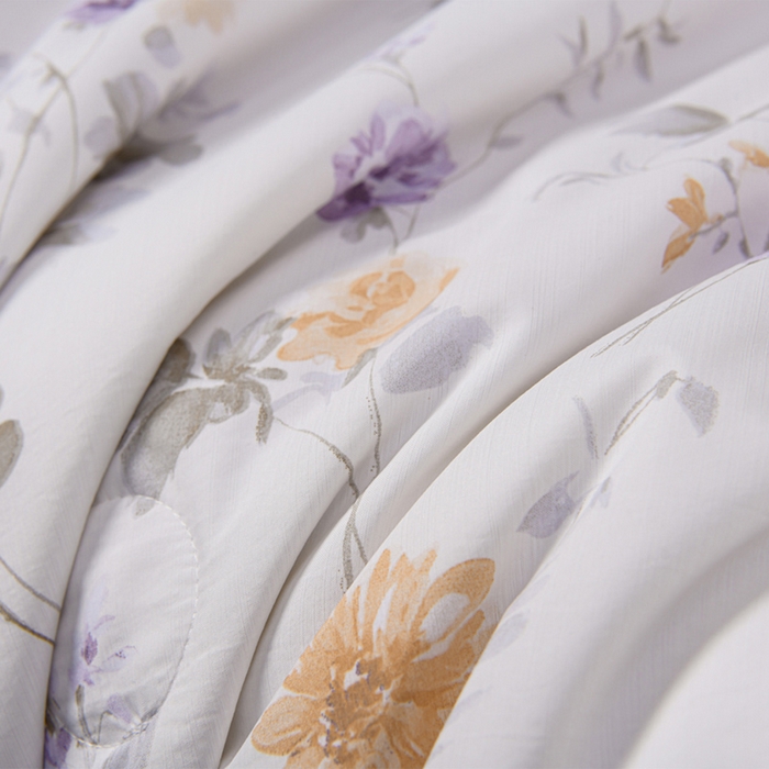 91家纺网 家纺一手货源 找家纺 千嘻汇 2026新款水洗天丝真丝夏被四件套夏凉被空调被 雅枝