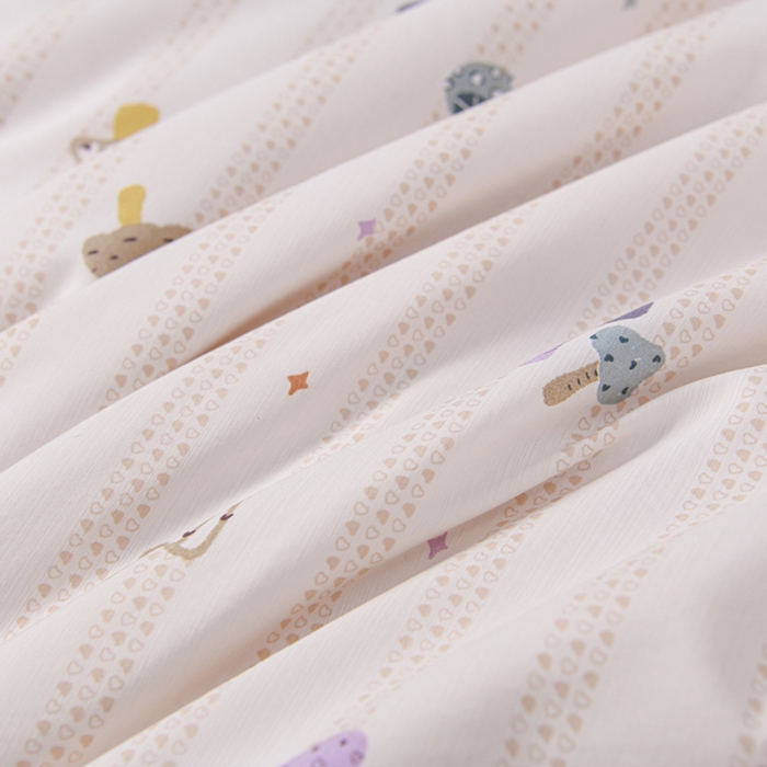 91家纺网 家纺一手货源 找家纺 千嘻汇 2026新款水洗天丝真丝夏被四件套夏凉被空调被 云朵菇