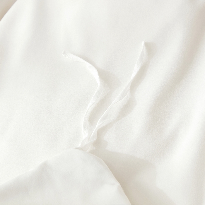 91家纺网 家纺一手货源 找家纺 啊雅家居 2026新款A类水洗棉贝壳边毛巾绣四件套 时尚白