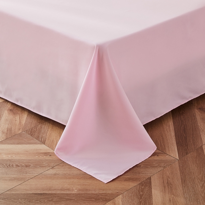 91家纺网 家纺一手货源 找家纺 啊雅家居 2026新款A类水洗棉贝壳边毛巾绣四件套 时尚粉