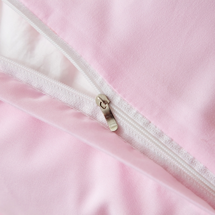 91家纺网 家纺一手货源 找家纺 啊雅家居 2026新款A类水洗棉贝壳边毛巾绣四件套 时尚粉