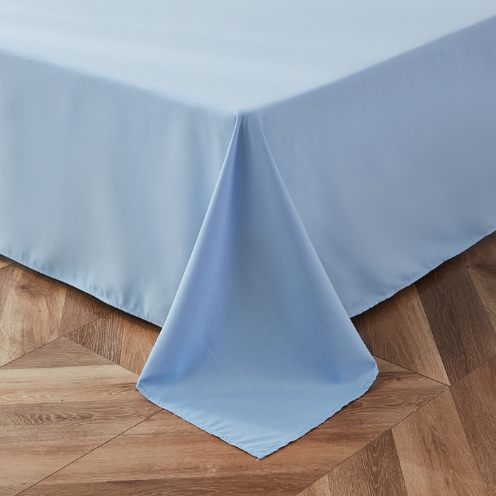 91家纺网 家纺一手货源 找家纺 啊雅家居 2026新款A类水洗棉贝壳边毛巾绣四件套 时尚天兰