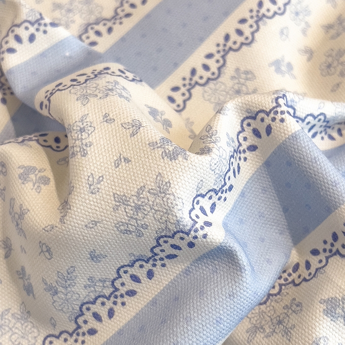 91家纺网 家纺一手货源 找家纺 芃成家纺 2026春夏新款全棉纯棉加厚老粗布单床笠床笠单件床笠三件套 公主梦蓝