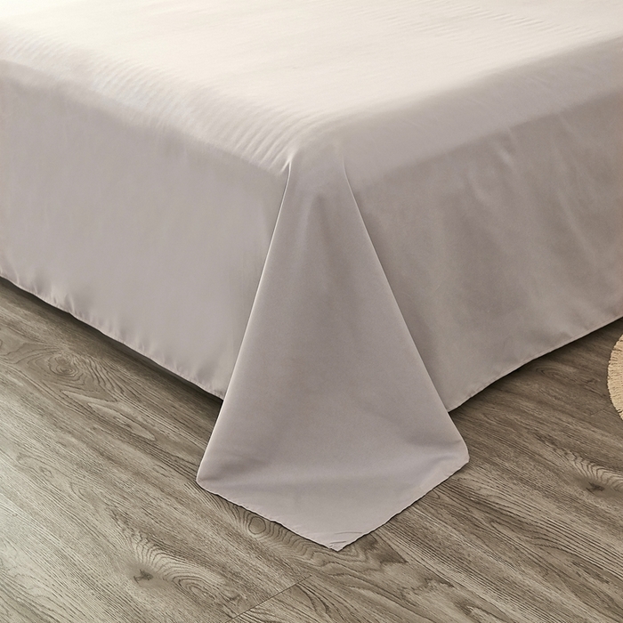 91家纺网 家纺一手货源 找家纺 啊雅家居 2026新款轻奢韩式花边华夫格四件套 梦幻灰