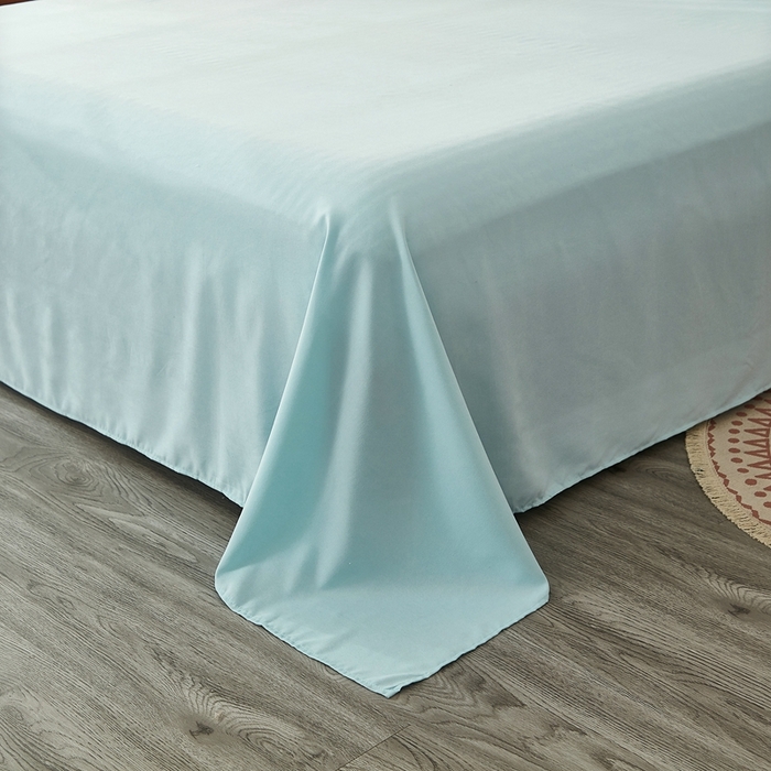 91家纺网 家纺一手货源 找家纺 啊雅家居 2026新款轻奢韩式花边华夫格四件套 梦幻绿