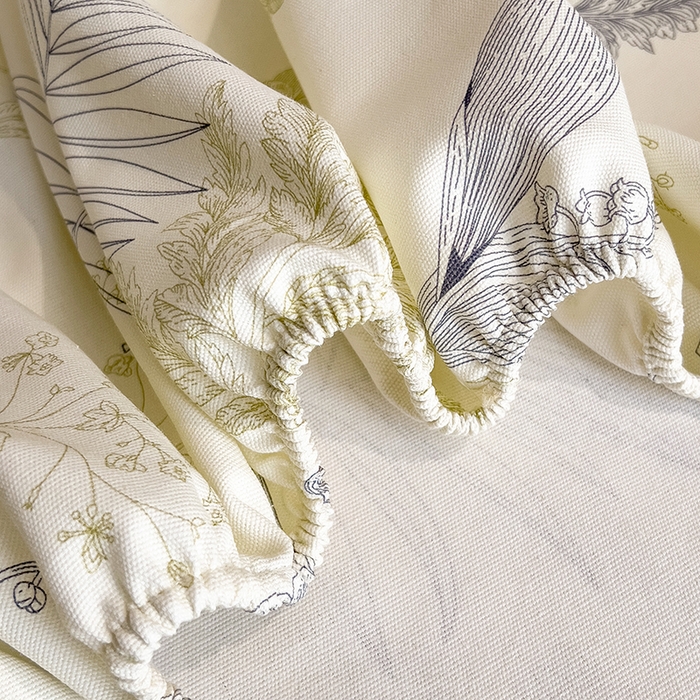 91家纺网 家纺一手货源 找家纺 芃成家纺 2026春夏新款全棉纯棉加厚老粗布单床笠床笠单件床笠三件套 锦棠春