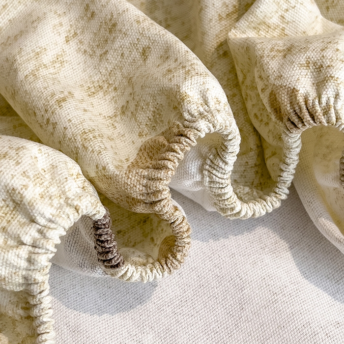 91家纺网 家纺一手货源 找家纺 芃成家纺 2026春夏新款全棉纯棉加厚老粗布单床笠床笠单件床笠三件套 太阳花