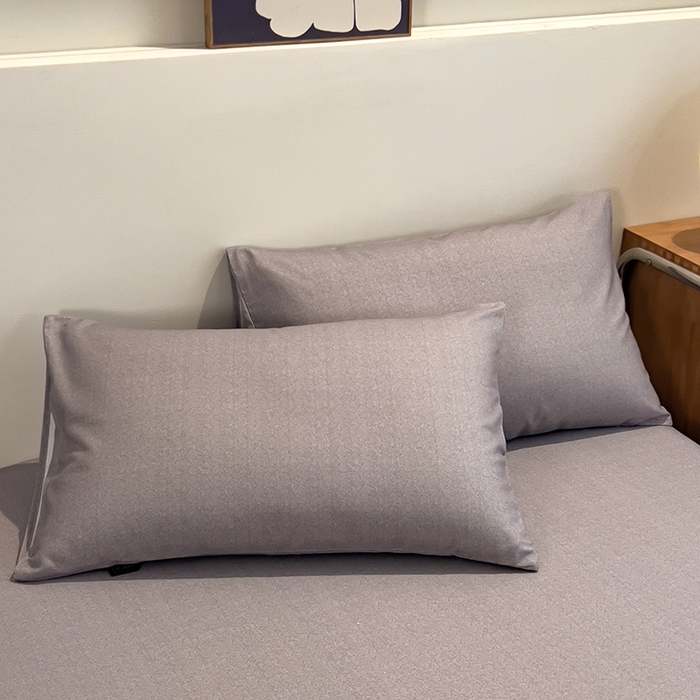 91家纺网 家纺一手货源 找家纺 芃成家纺 2026春夏新款全棉纯棉加厚老粗布单床笠床笠单件床笠三件套 云灰