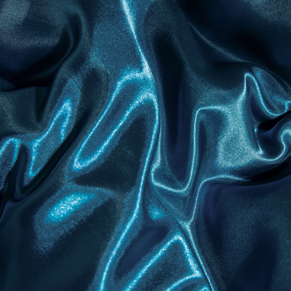 91家纺网 家纺一手货源 找家纺 莱越家纺 2026夏季款高端轻奢水洗真丝四件套丝滑裸睡丝绸纯色冰丝四件套系列可承接外贸订货 孔雀蓝