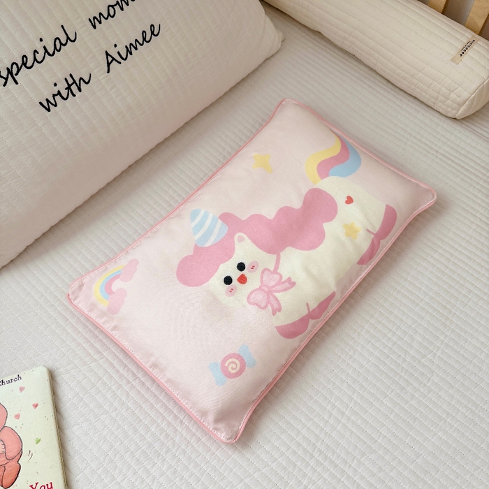 91家纺网 家纺一手货源 找家纺 （总）萌宝家纺 2026春夏纯棉双层纱儿童枕套A类宝宝纱布枕头枕芯（萌宠系列）