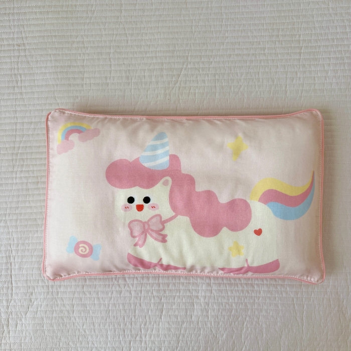 91家纺网 家纺一手货源 找家纺 （总）萌宝家纺 2026春夏纯棉双层纱儿童枕套A类宝宝纱布枕头枕芯（萌宠系列）