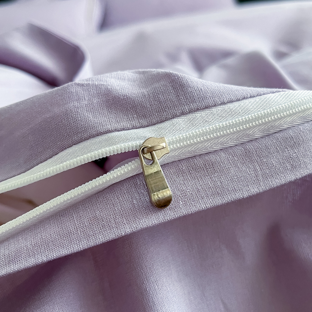 91家纺网 家纺一手货源 找家纺 佳汐蓝家纺 2026春夏新款高支高密全棉纯棉四件套-锦绫系列 锦绫-丁香紫