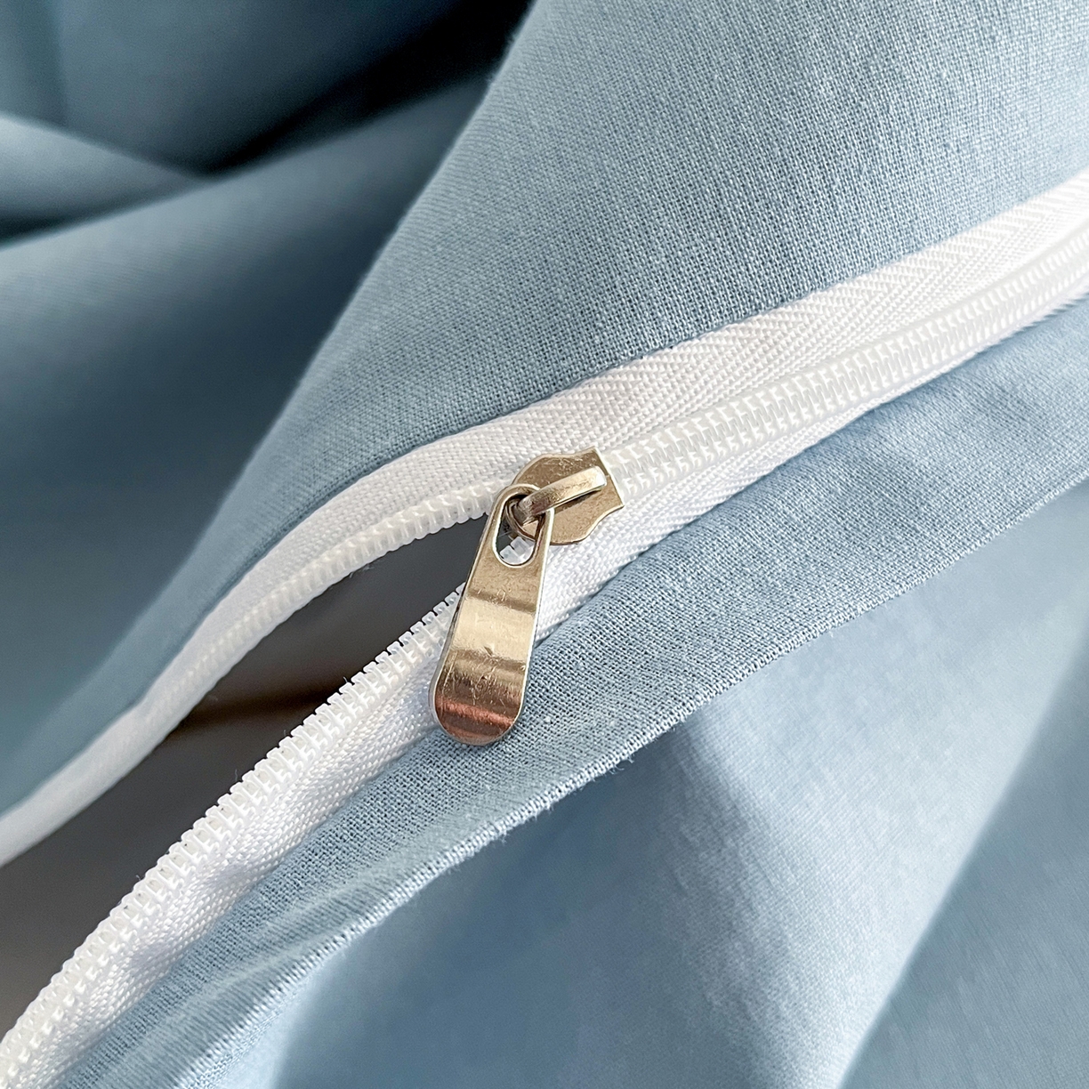 91家纺网 家纺一手货源 找家纺 佳汐蓝家纺 2026春夏新款高支高密全棉纯棉四件套-锦绫系列 锦绫-海青